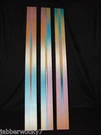 David Barry Lewis Triptych Acrylic On Board Painting, "circuit Split" 1980. Fixed Price $400.00.