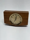 Vintage Westclox Solid Walnut Electric Alarm Clock Mcm Mid Century 1960S Office. Fixed Price $39.99.