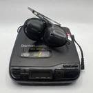 Vintage Sony Discman D-34 Portable Cd Player Mega Bass Black W/ Headphones. Fixed Price $69.99.