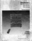Technics SD-S3300 ST-K50 SU-G91 SH-8017 RS-TR311 SL-PD825 Owners Manual Reprint. Fixed Price $22.24.