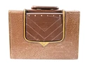 Working Vintage Zenith Tube Radio Z909 Brown Leatherette Case Illuminated Dial. Fixed Price $129.99.