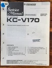 Pioneer KC-V170 Key Controller Service Manual *original*. Fixed Price $14.97.