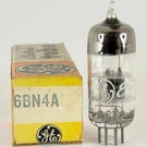 (1) Tested 6BN4A Tube With Box Code Fv General Electric Medium Mu Triode. Fixed Price $8.95.