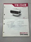Sony TFM-C540W Original Service Manual Free Shipping. Fixed Price $18.00.