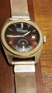 Barrington Mens Manual Wind Up 17J Vintage Watch Gold Tone Woven Mesh Band. Fixed Price $39.23.