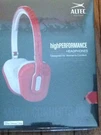 Altec High MZX662 Performance Womens Headphones Red New In Sealed Box. Fixed Price $45.00.