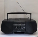 Sony CFD-V10 Portable Am/fm Cd Cassette Boombox Mega Bass Tested And Working. Fixed Price $32.99.