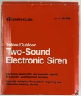 Safe House 49-488F Two Sound Electronic Siren Alarm Horn Home Security. Fixed Price $34.95.