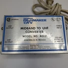 C1970S Sylvania Pathmaker Catv Midband Uhf Vhf Cable Converter Box 4012 F5. Fixed Price $6.63.