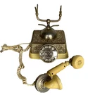 Vtg Radio Shack French Continental Rotary Dial Telephone, Hollywood Regency. Fixed Price $49.00.