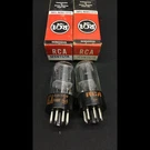Matched Pair Nos Nib Rca 12SN7GT Black Plate Getter Audio Vacuum Tubes D.9594. Fixed Price $37.95.