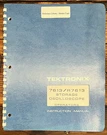 Tektronix R7613 Oscilloscope Owner / User Manual *original*. Fixed Price $19.97.