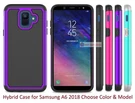 Shockproof Hybrid Hard Rugged Rubber Tpu Slim Case For Samsung Galaxy A6 2018. Fixed Price $17.93.