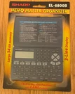 Vintage New Sharp EL-6800B Memo Master Organizer Electronic Nib. Fixed Price $7.00.