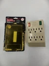 Vintage Popular Mechanics 6 Outlet Surge Protector Strip Beige Snapit 51118. Fixed Price $19.99.