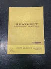 Heathkit Assembly Manual For Model IM-17 Utility Solid-state Voltmeter. Fixed Price $23.99.