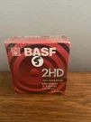 Basf 2HD 10 Dos Formatted Floppy Diskettes 3.5" High Density Sealed New. Fixed Price $9.99.
