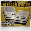 Vintage Radio Shack Archer Two Station Intercom Set, Original Cat. # 43-221A. Fixed Price $30.59.