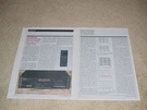 Pioneer Elite Audiophile PD-65 Cd Player Review, Pgs, 1992, Specs, Full Test. Fixed Price $9.99.